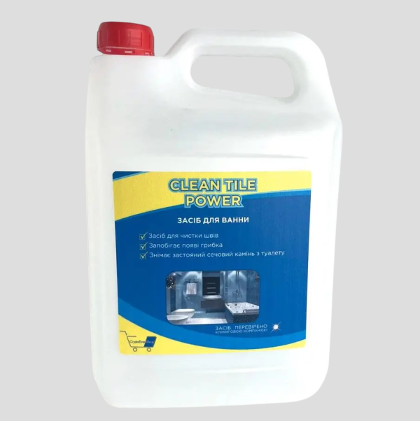 Засіб для видалення складних соляних нальотів Crystal Clean tile power 10 літрів