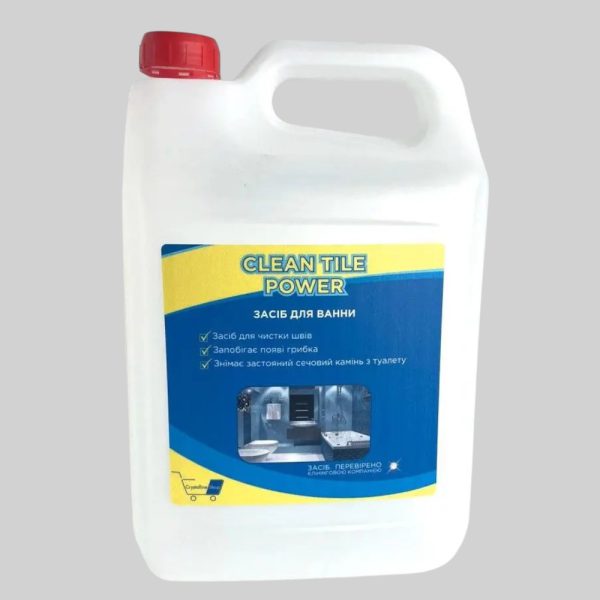 Засіб для видалення складних соляних нальотів Crystal Clean tile power 5 літрів