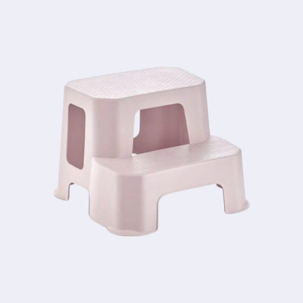 Табурет-сходинка рожевий Sakarya Plastik HERCULES TWO STEP SMALL STOOL