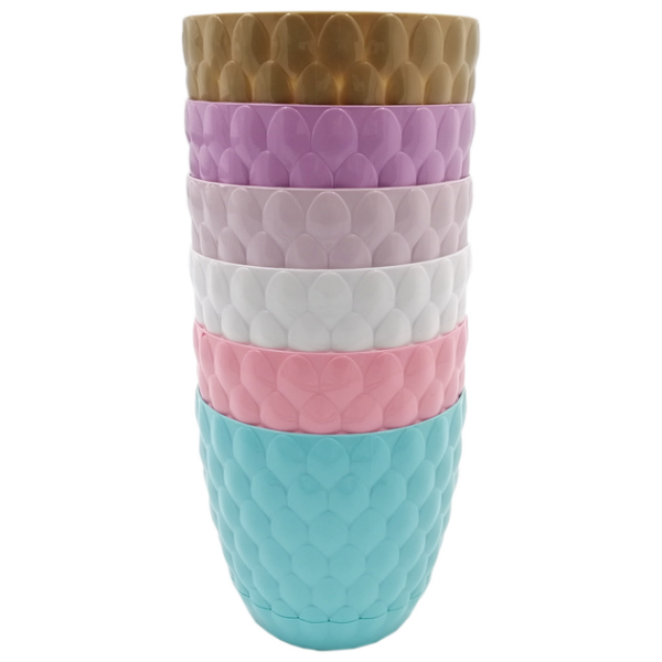 Горщик для квітів 0,75л Alya Plastik PINE CONE (ALY-405) - Зображення 2