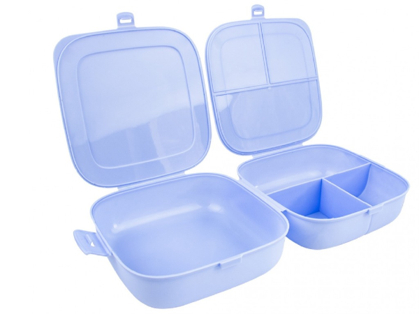 Ланч-бокс блакитний з кришкою Omak Plastik 81140 - Зображення 3